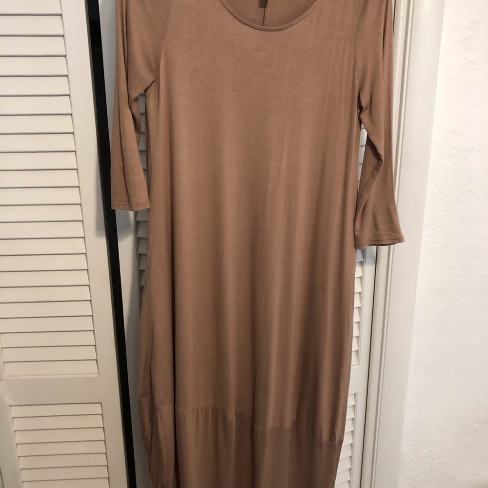 Boutique light beach dress.